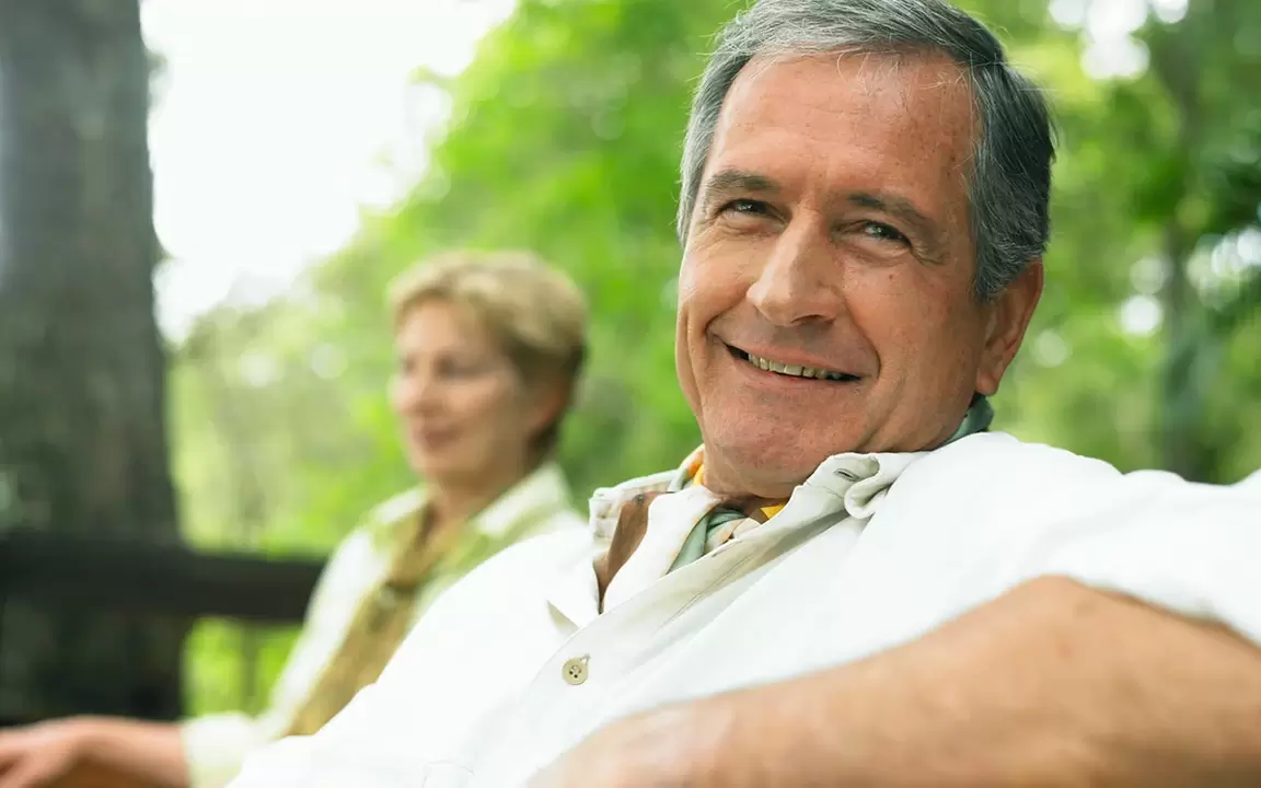 mature man with increased potency